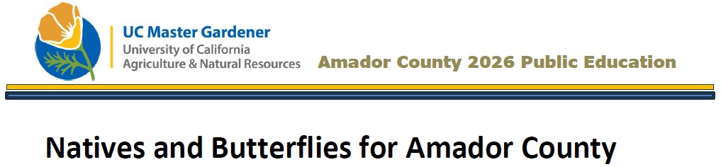 UCCE Central Sierra Master Gardeners of Amador County Survey Header Image